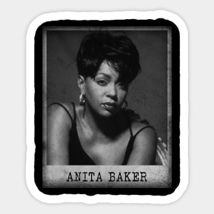 Anita Baker // Minimalist Fanart Tribute Sticker